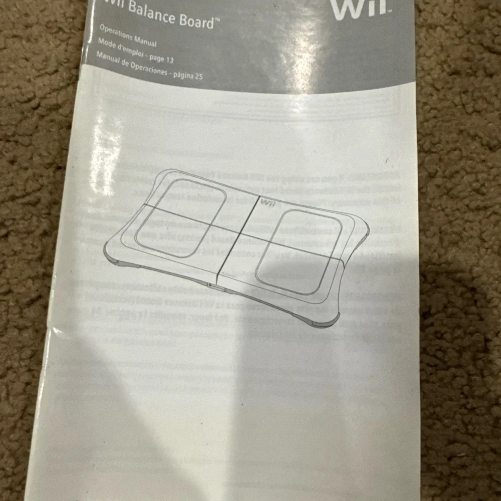 Nintendo Wii 10 US Manual Insert Lot Wii Remote Wheel Motion Plus Balance Board